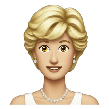lady diana sticker
