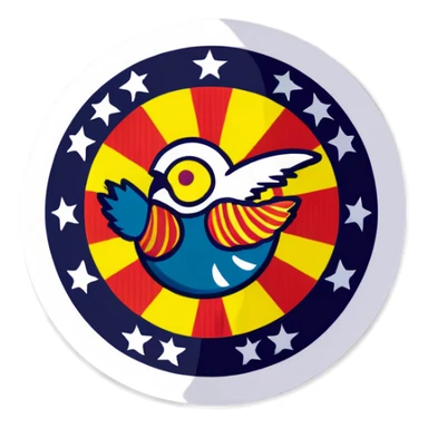 Bird flu USA  sticker