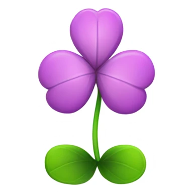 clover flower sticker