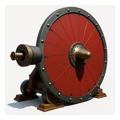 Make the shield much larger, keep the realistic style in the image. sticker