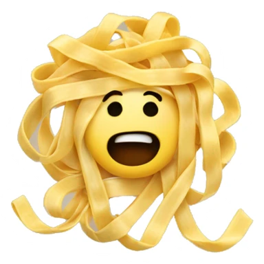 Fettuccine pasta sticker