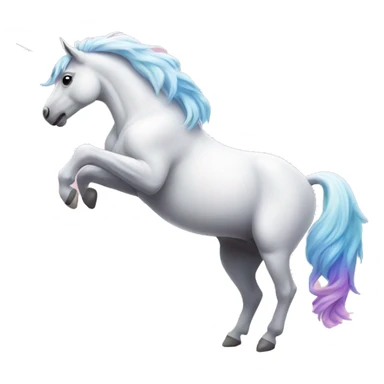 Unicorn doing a split sticker