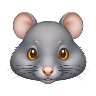Gray rat sticker