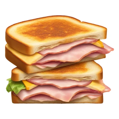 panini with ham sticker