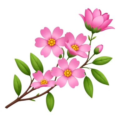 Galho de flores sticker