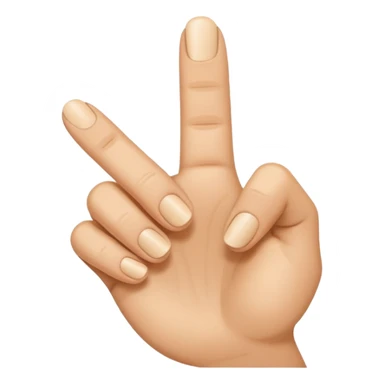 Index finger touching thumb finger  sticker