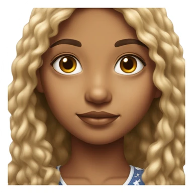 Hyper realistic Puerto Rican girl sticker