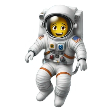 space-student-floating-in-space-with-galaxy sticker