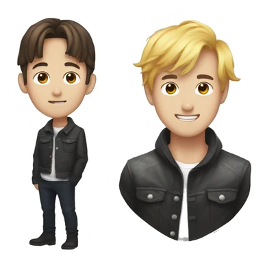 Lee know and jisung sticker