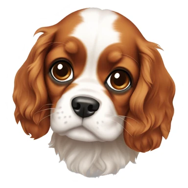 Cavalier King Charles Spaniel puppy sticker