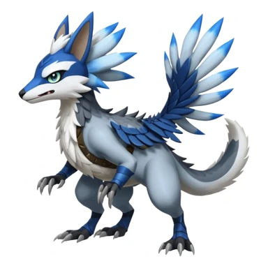 Fionbri-Vernid-Trico-Nargacuga-Silvally-fusion, full body sticker