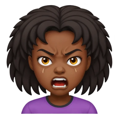 tsion angry black girl ragebait sticker