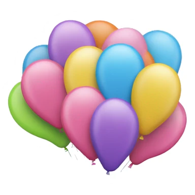 bouquet of balloons sticker
