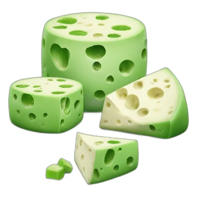 3 times the green cheese went to china sticker