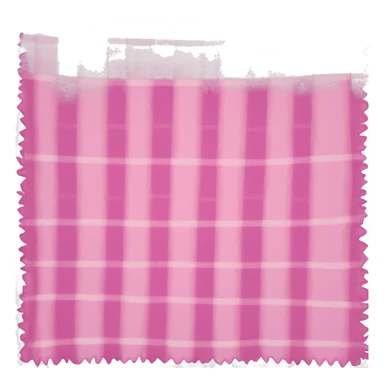 Pink plaid blanket  sticker