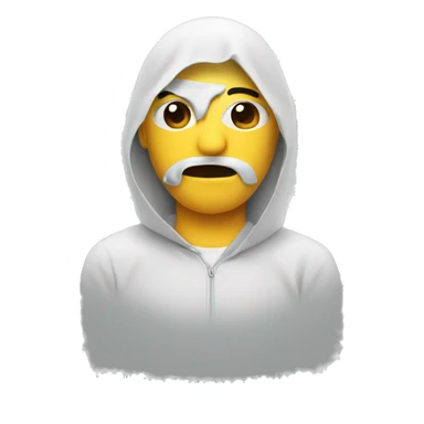 Create an emoji with covered eyes sticker