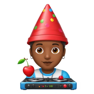 Cherry bum dj  sticker