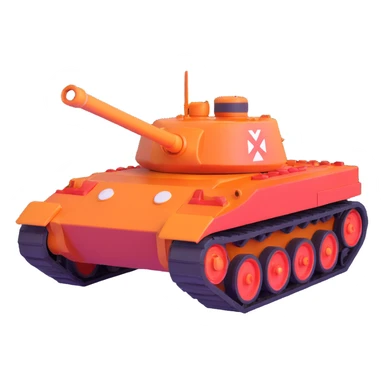 an ace tank inspired by World of Tanks PC, heroic and victorious vibe sticker