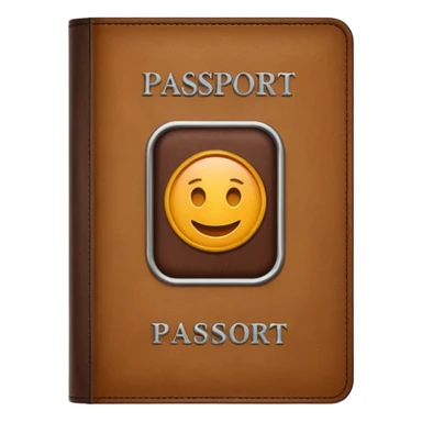 Travelling passport sticker