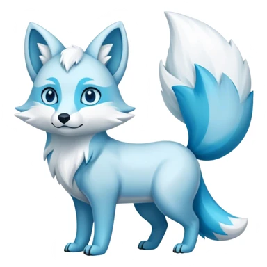 Arctic-Fox-Glaceon-hybrid full body sticker