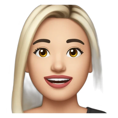 charli damelio, tiktok sticker