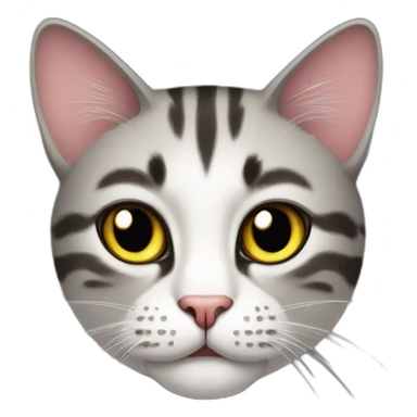 A cat who played poker sticker