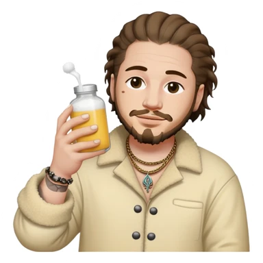 post malone holding salt sticker