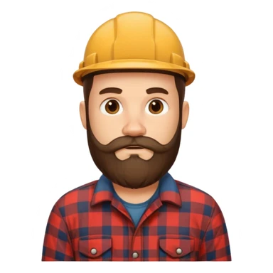 black lumberjack sticker