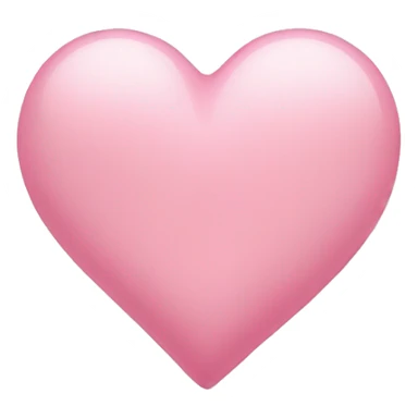 Light pink heart sticker