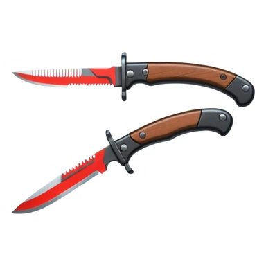 ninja knife sticker
