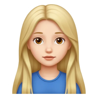 Girl with hair who looks real  sticker