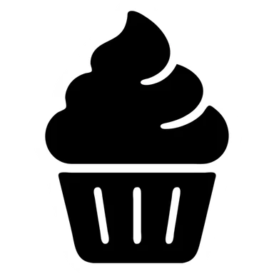 cupcake with pink icing sticker