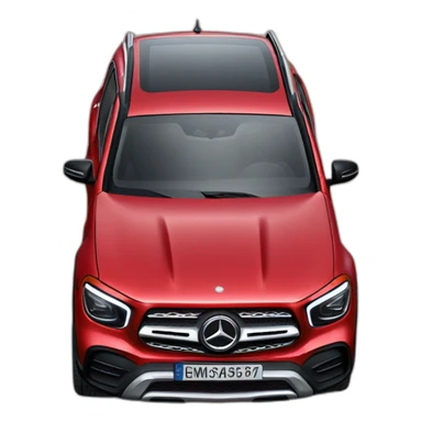 Red Mercedes glb 35 sticker
