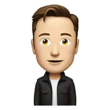 elon musk with tesla sticker