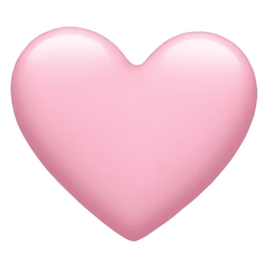 light pink heart with hearts around it  sticker