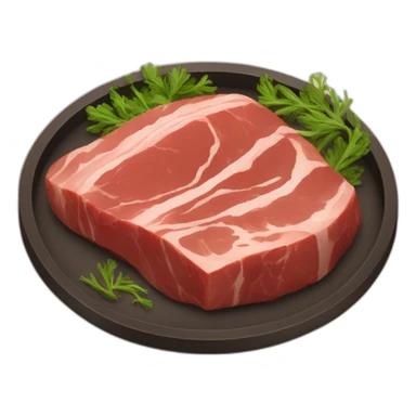 marinated meat sticker