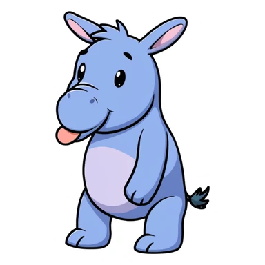 Eeyore from Winnie the Pooh sticker