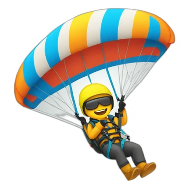 paraglider sticker
