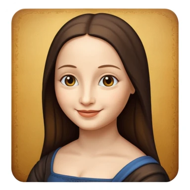  paint mona lisa sticker