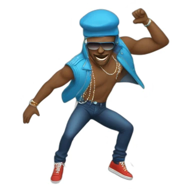 un danseur de funk sticker