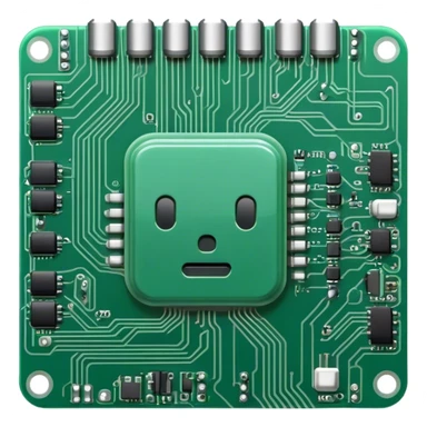 circuit board icon sticker