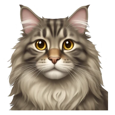 Cat maine coon sticker
