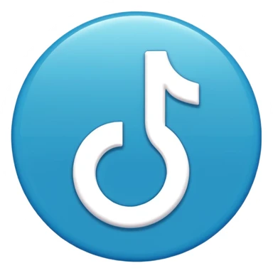 TikTok mavi tik sticker