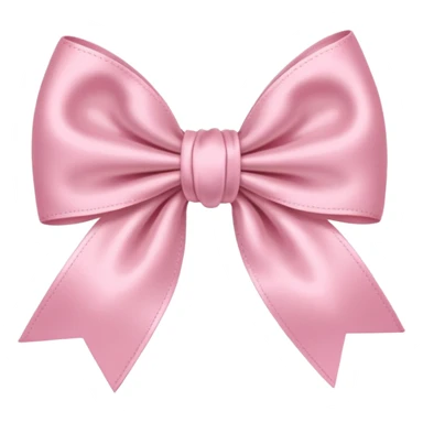 Baby pink bow sticker