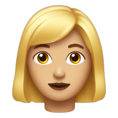 Angèle with bang sticker