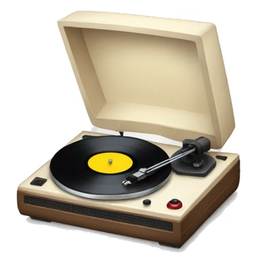 record player sticker