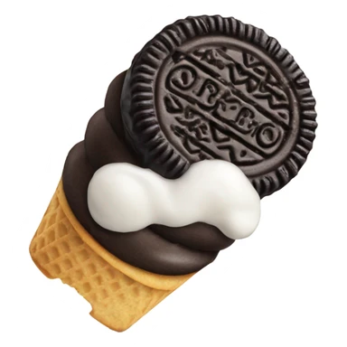 Oreo ice cream sticker