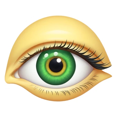 green eye sticker