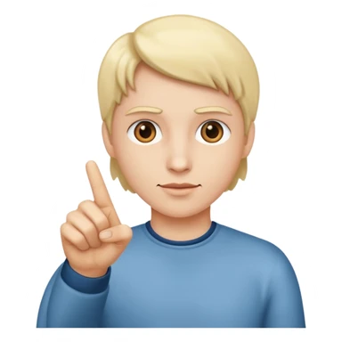 pointing at myself  sticker