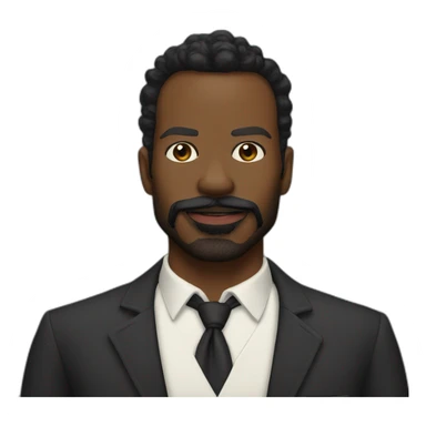 Colman Domingo moustache sticker